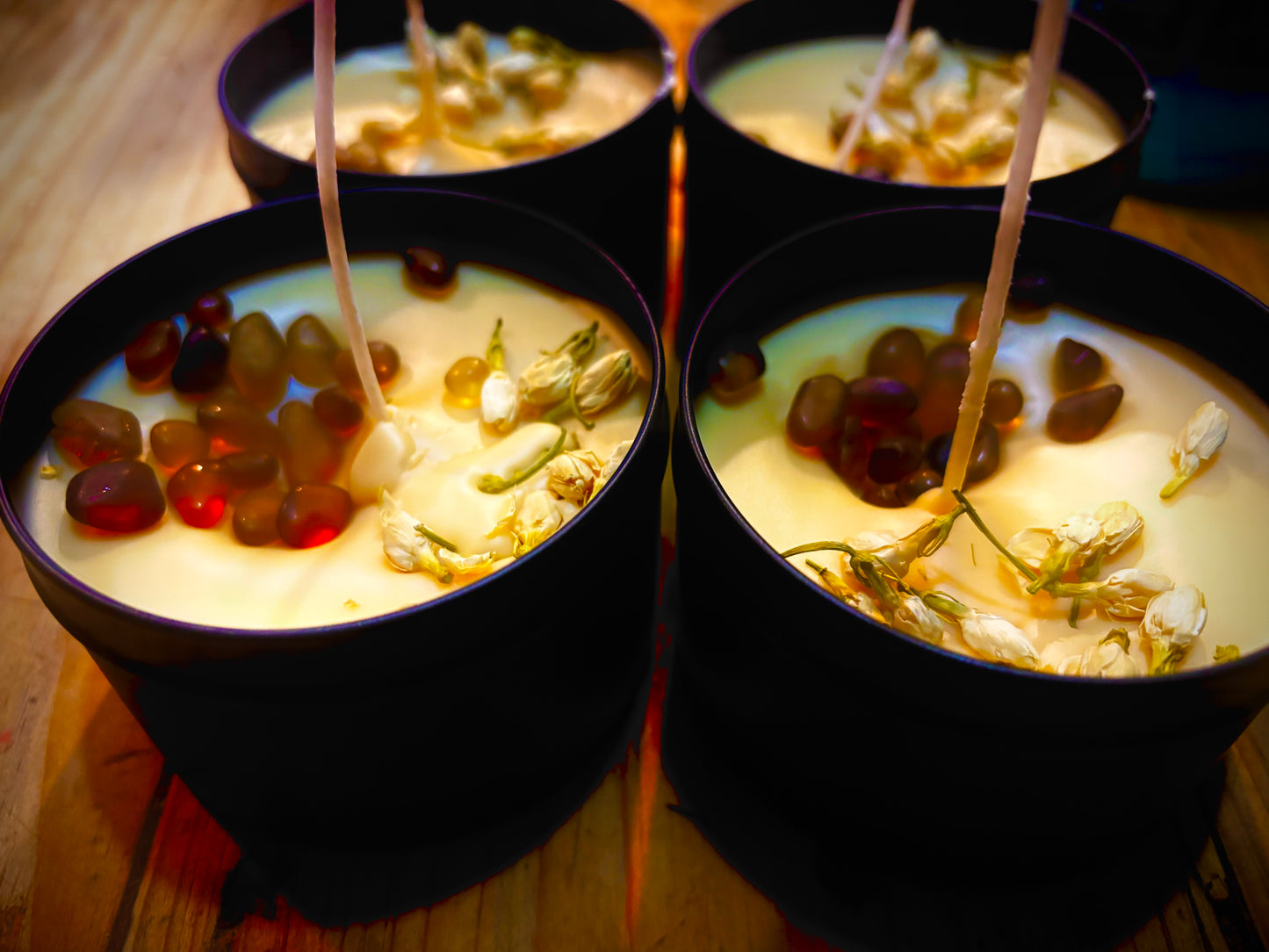 Freedom Fires-Hand Poured Beeswax Candle