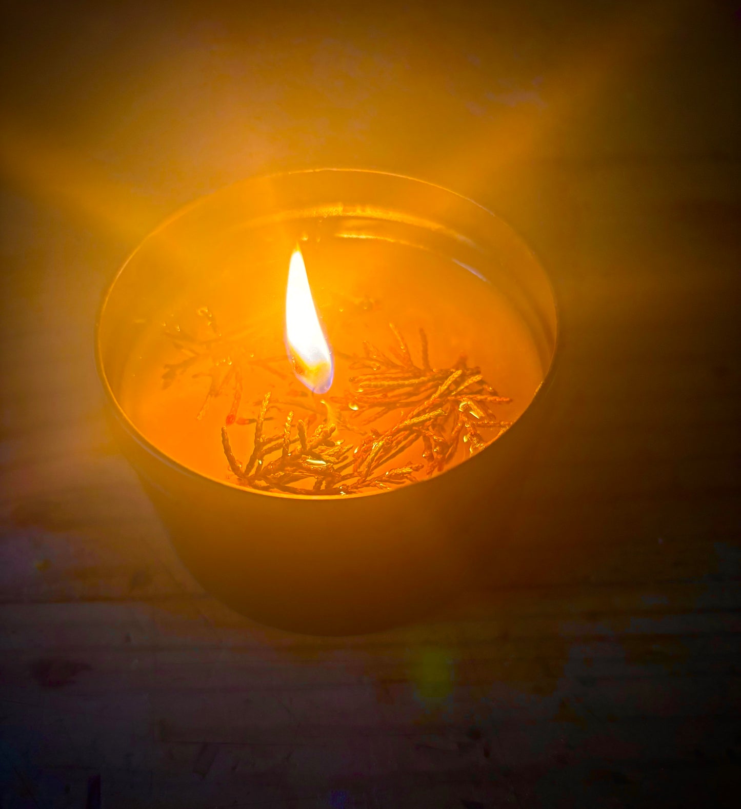 Freedom Fires-Hand Poured Beeswax Candle