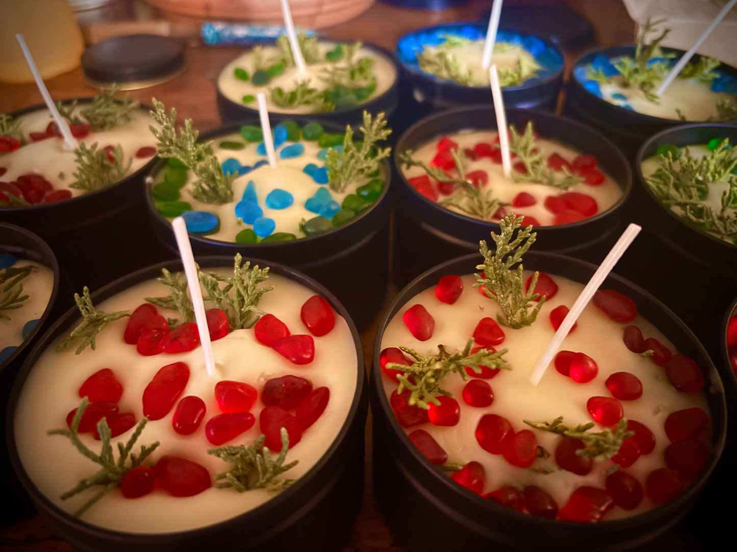 Freedom Fires-Hand Poured Beeswax Candle