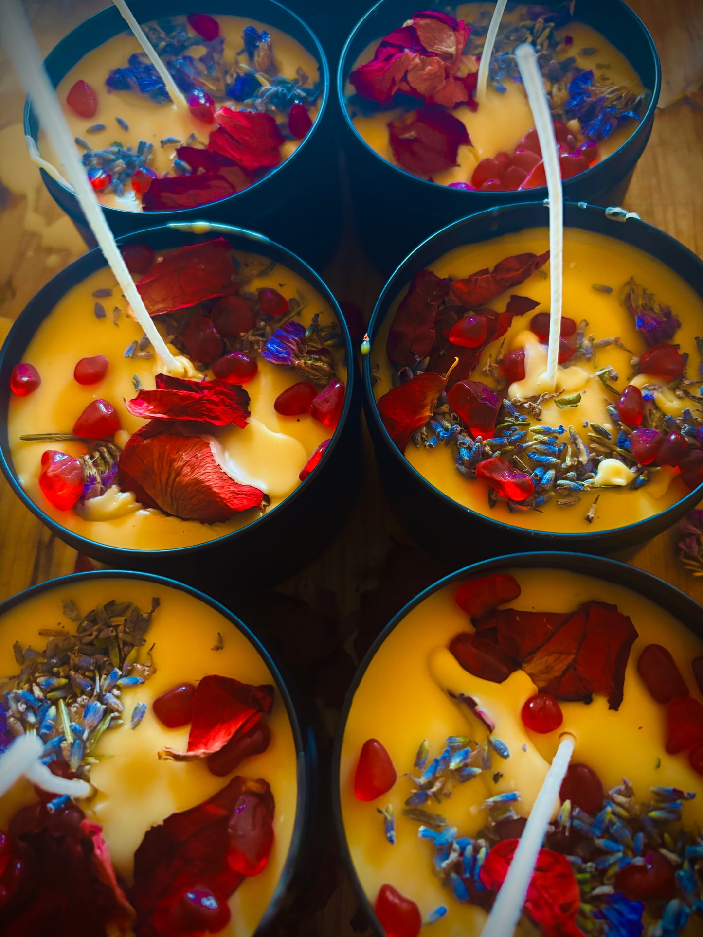 Freedom Fires-Hand Poured Beeswax Candle