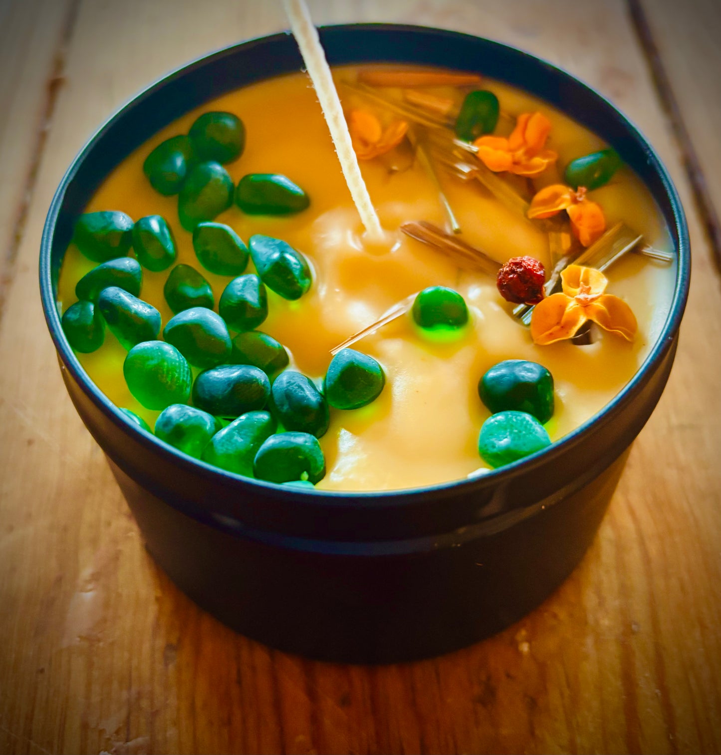 Freedom Fires-Hand Poured Beeswax Candle