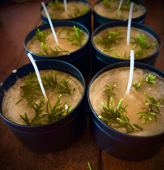 Freedom Fires-Hand Poured Beeswax Candle